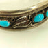 ナバホ NAVAJO STERLING ターコイズバングル メンズ
