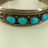 ナバホ NAVAJO STERLING ターコイズバングル メンズ