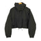 ザラ ZARA フーデッドクロップドジャケット レディース import:L