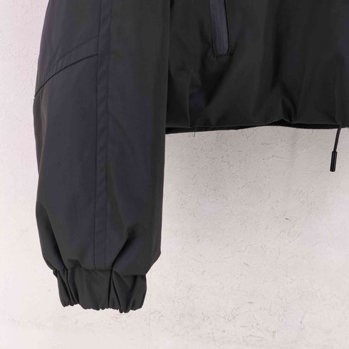 ザラ ZARA フーデッドクロップドジャケット レディース import:L