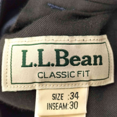 エルエルビーン L.L.Bean リンクルフリー ダブルエルチノ クラシックフィット パンツ メンズ 34