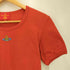 ヴィヴィアンウエストウッドレッドレーベル Vivienne Westwood RED LABEL オーブ刺繍 クルーネック S/S Tシャツ レディース import:S