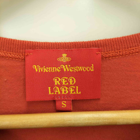 ヴィヴィアンウエストウッドレッドレーベル Vivienne Westwood RED LABEL オーブ刺繍 クルーネック S/S Tシャツ レディース import:S
