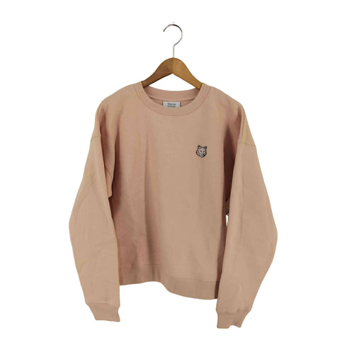 メゾンキツネ MAISON KITSUNE ボールド フォックスヘッド パッチ コンフォート スウェットシャツ レディース import:S