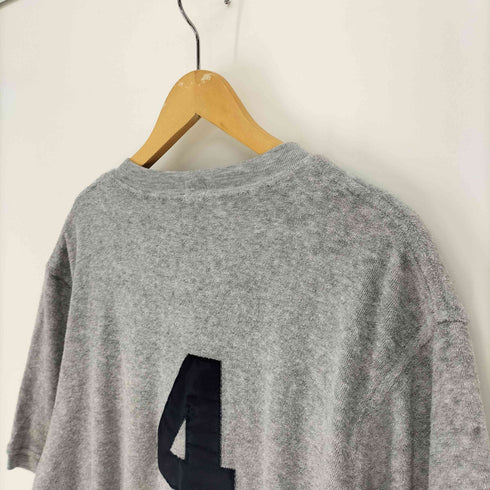 ステューシー Stussy 90S 紺タグ USA製 BIG 4 前V ガゼット パイル S/S Tシャツ メンズ import:L