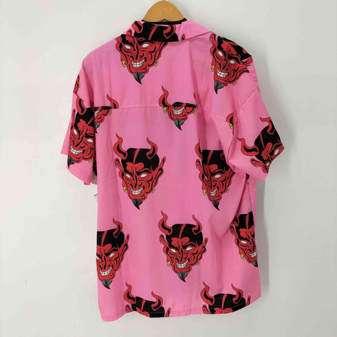 総柄 L/S オープンカラーシャツ メンズ