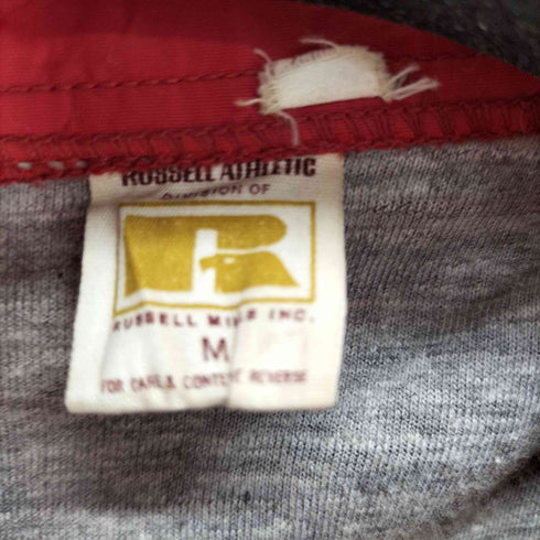 ラッセルアスレチック RUSSELL ATHLETIC 70S 金タグ USA製 ナイロンコーチジャケット メンズ import:M