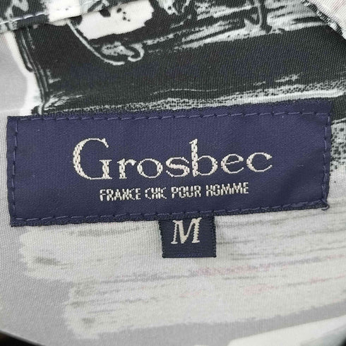 GROSBEC 総柄 チャイナシャツ メンズ JPN:M