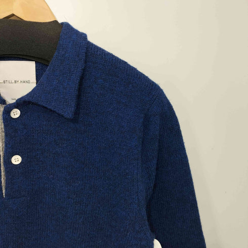 スティルバイハンド STILL BY HAND ウール プルオーバー ニットポロ メンズ JPN:46