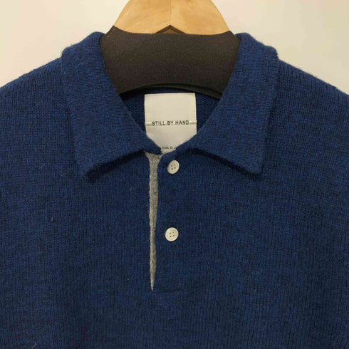 スティルバイハンド STILL BY HAND ウール プルオーバー ニットポロ メンズ JPN:46