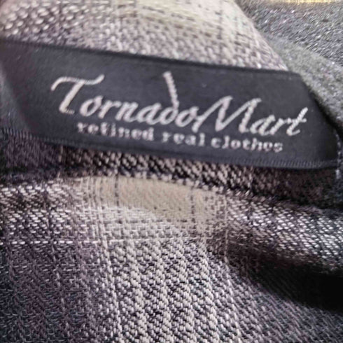 トルネードマート TORNADO MART L/S オンブレチェックシャツ メンズ import:M
