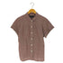 アーペーセー A.P.C. ギンガムチェック ギャザー ラウンドカラー シャツ ブラウス レディース import:M