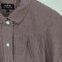 アーペーセー A.P.C. ギンガムチェック ギャザー ラウンドカラー シャツ ブラウス レディース import:M