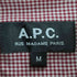 アーペーセー A.P.C. ギンガムチェック ギャザー ラウンドカラー シャツ ブラウス レディース import:M