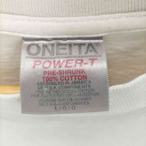 オニータ ONEITA 90s プリントクルーネックTシャツ メンズ import:L