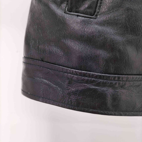 サンタフェ santa fe santa fe leather 襟ボアレザージャケット 本革 メンズ import:XL