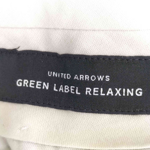 ユナイテッドアローズグリーンレーベルリラクシング UNITED ARROWS green label relaxing ブリティッシュ ウール グレンプレイド スリム NP パンツ メンズ 72