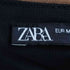 ザラ ZARA プリント柄 ギャザー カシュクール チュールワンピース レディース import:M
