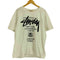 ステューシー Stussy メキシコ製 ワールドツアー シャネルロゴ プリント 半袖 Tシャツ メンズ import:L