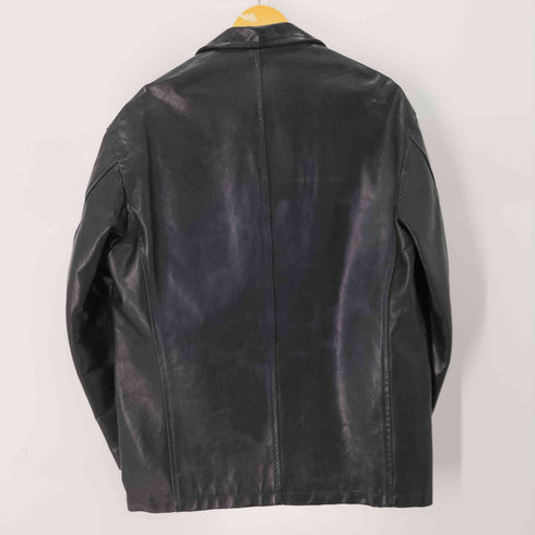 ワイズフォーメン Ys for men 90s カウレザー ダブルブレストレザーテーラードジャケット メンズ JPN:XL