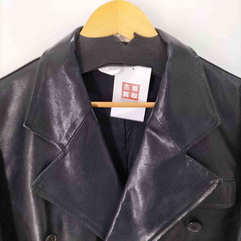 ワイズフォーメン Ys for men 90s カウレザー ダブルブレストレザーテーラードジャケット メンズ JPN:XL