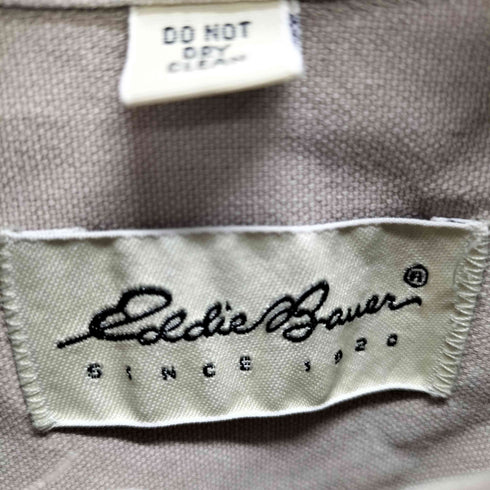 エディーバウアー Eddie Bauer 90S MADE IN USA Elkhorn Canvas L/S ワークシャツ メンズ import:L