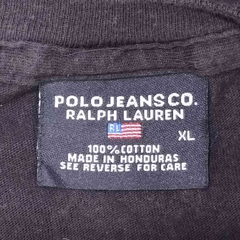 ポロジーンズ RL POLO JEANS CO. COMPANY 00S-90S プリント 半袖 Tシャツ メンズ import:XL