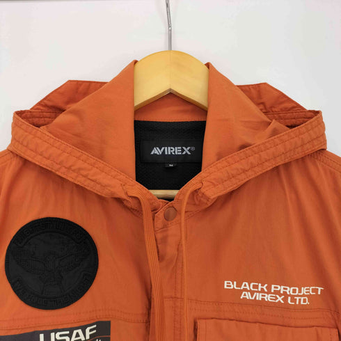 アヴィレックス AVIREX BLACKPROJECT フード 半袖シャツ メンズ JPN:M