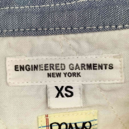 エンジニアードガーメンツ Engineered Garments シャンブレー ワークシャツ メンズ JPN:XS