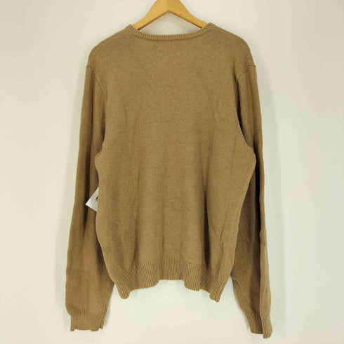 ポロバイラルフローレン Polo by RALPH LAUREN EXCLUSIVE OF DECORATION ポニー 刺繍 Vネック コットン ニット メンズ import:XL
