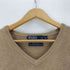 ポロバイラルフローレン Polo by RALPH LAUREN EXCLUSIVE OF DECORATION ポニー 刺繍 Vネック コットン ニット メンズ import:XL