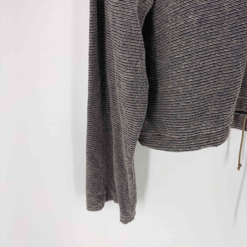 ロクビューティーアンドユースユナイテッドアローズ 6 BEAUTY & YOUTH UNITED ARROWS パイル ボーダー ドローストリング トップス レディース