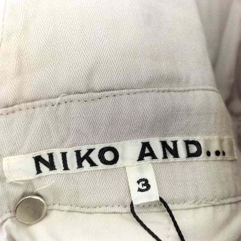 ニコアンド niko and... ヘリンボーン ガーデン サロペット レディース M