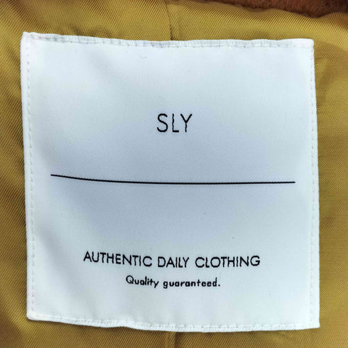スライ SLY 20AW A LINE SHAGGY WOOL シャギー ウール コート レディース JPN:1