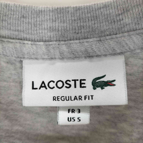 ラコステ LACOSTE RENE DID IT FIRST プリントクルーネックTシャツ メンズ import:S