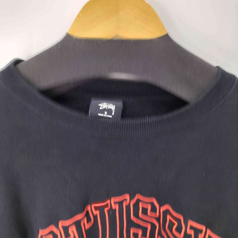 ステューシー Stussy アーチロゴ刺繍 クルーネックスウェット メンズ import:S