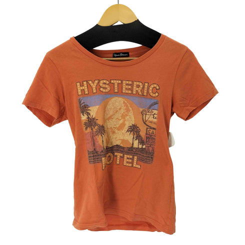 ヒステリックグラマー HYSTERIC GLAMOUR HYSTERIC MOTEL プリントS/S Tシャツ チビT レディース FREE