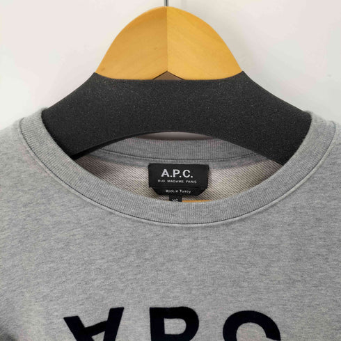 アーペーセー A.P.C. VPC Sweatshirts フロッキーロゴ クルーネックスウェット レディース import:XS