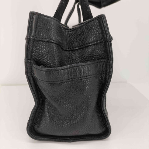 トリーバーチ TORY BURCH ロゴエンボス シボレザー ミニ ハンドバッグ レディース