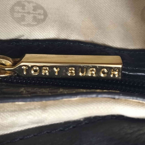 トリーバーチ TORY BURCH ロゴエンボス シボレザー ミニ ハンドバッグ レディース