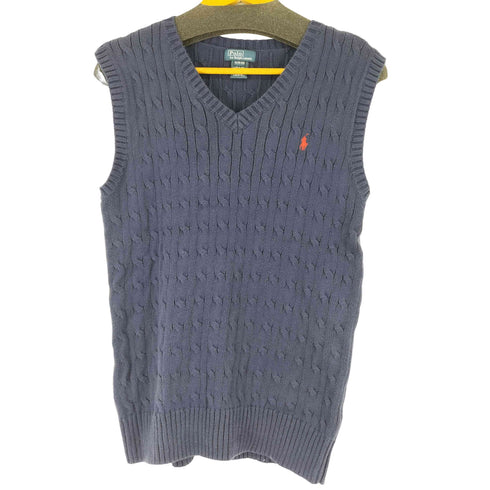 ポロバイラルフローレン Polo by RALPH LAUREN スモールポニー刺繍 ケーブルニットベスト メンズ JPN:XL