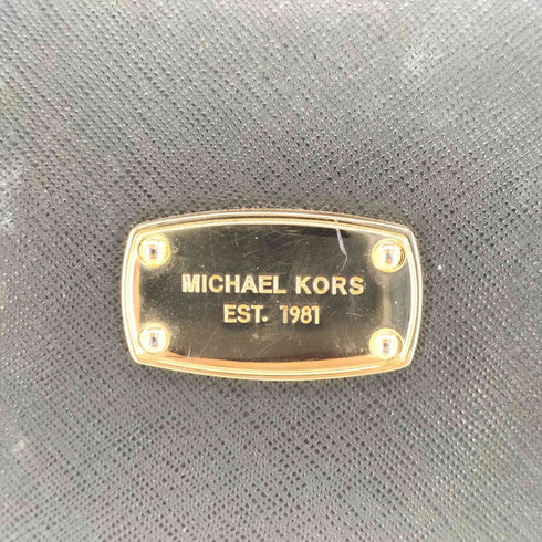 マイケルコース Michael Kors ロゴプレート レザー ハンドバッグ レディース