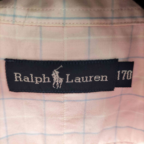 ラルフローレン RALPH LAUREN L/S BD チェックシャツ レディース 170