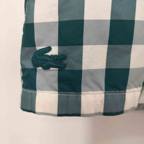 ラコステ LACOSTE ギンガムチェックナイロンジップパーカー レディース FR:36
