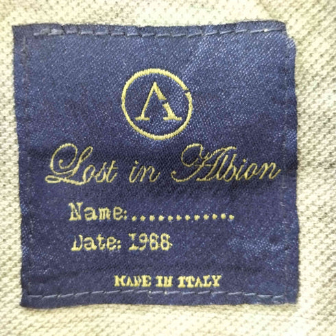 ロストインアルビオン LOST IN ALBION イタリア製 ポロシャツ メンズ import:S