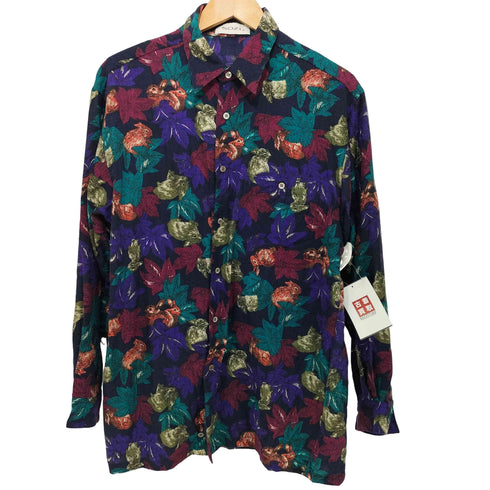 SOZI 総柄 L/S レギュラーカラー シャツ メンズ import:M