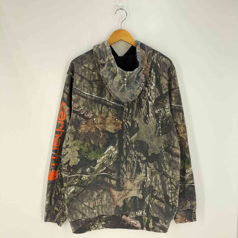 カーハート Carhartt MIDWEIGHT CAMO SLEEVE LOGO HOODIE リアルツリーカモ スリーブ ロゴ フーディー メンズ import:M