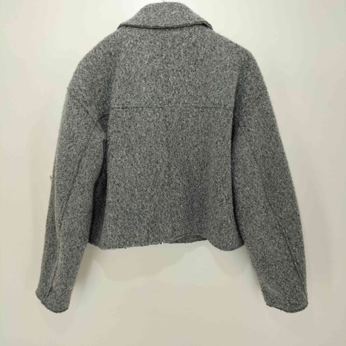 ザラ ZARA ブークレクロップドジャケット レディース import:M