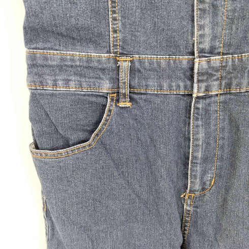 ジーユー GU ベアトップ サロペットパンツ レディース L