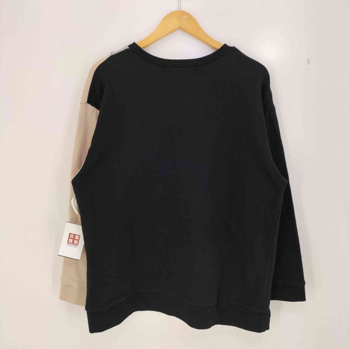 アンティカ antiqua 配色裏毛トップス トレーナー レディース FREE